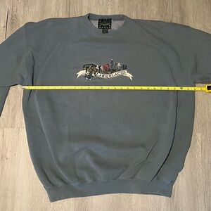 Vintage made in USA Lake Placid Blue Sweater